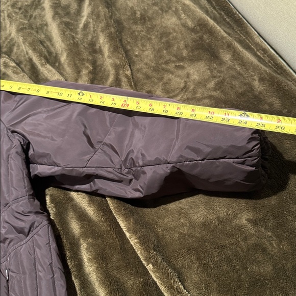 Larry Levine nylon down filled brown coat size 2X - Picture 11 of 12